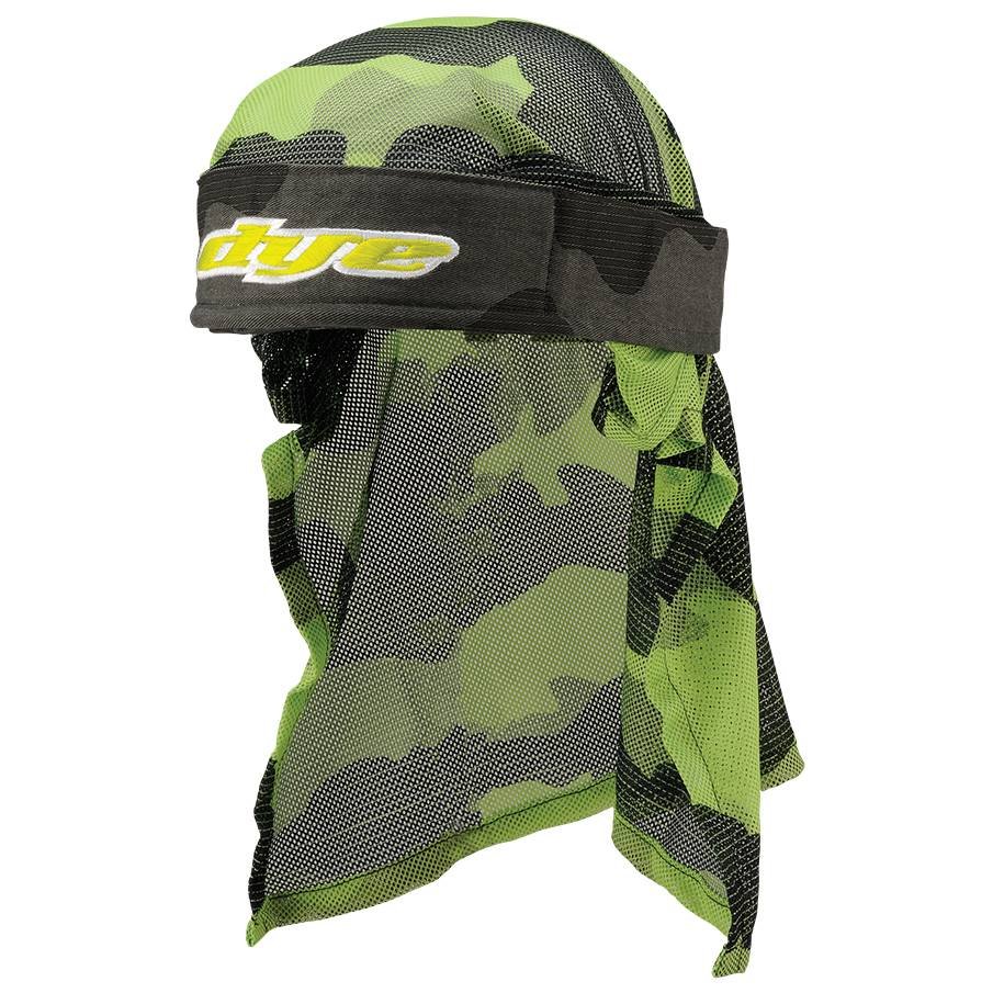 Head Wrap Bomber Gray/Lime Headwrap Paintball Supply